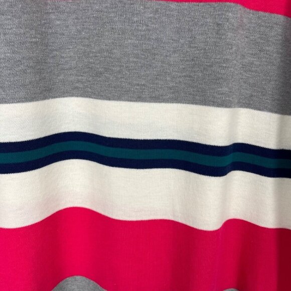 Lauren Grey VTG Women Turtleneck LS Shirt Size M Multicolor Stripe Oversized NEW - Picture 6 of 14